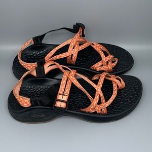 Chaco Stripe Criss Cross Sandals Women’s Sz 10